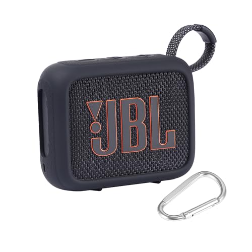 co2CREA Schutzhülle aus Silikon,kompatibel mit Speaker Case für JBL Go 4 tragbarer Bluetooth-Lautsprecher (enthält nur eine Silikonhülle) von co2CREA