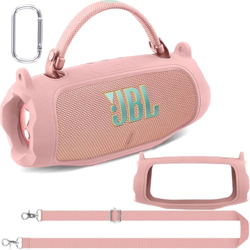 co2CREA Silikonhülle Tragetasche Case für JBL Charge 6 Tragbarer Bluetooth Lautsprecher, tragbare ultraleichte Silikon Schutzhülle mit Karabiner und Schultergurt co2CREA Silikonhülle Tragetasche Case für JBL Charge 6 Tragbarer Bluetooth Lautsprecher, tragbare ultraleichte Silikon Schutzhülle mit Karabiner und Schultergurt von co2CREA