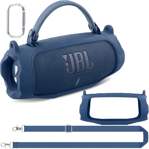 co2CREA Silikonhülle Tragetasche Case für JBL Charge 6 Tragbarer Bluetooth Lautsprecher, tragbare ultraleichte Silikon Schutzhülle mit Karabiner und Schultergurt co2CREA Silikonhülle Tragetasche Case für JBL Charge 6 Tragbarer Bluetooth Lautsprecher, tragbare ultraleichte Silikon Schutzhülle mit Karabiner und Schultergurt von co2CREA