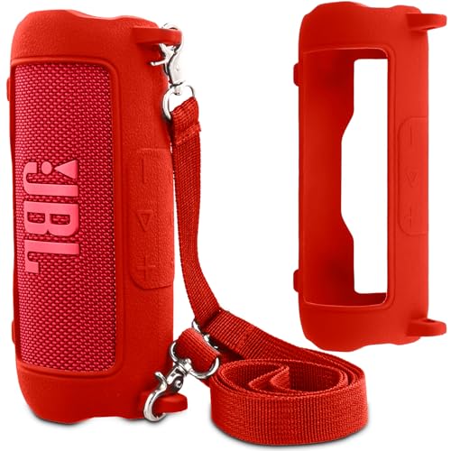 co2CREA Silikonhülle Tragetasche Case für JBL Flip 7 kabelloser tragbarer Bluetooth-Lautsprecher, Nur Tragetasche co2CREA Silikonhülle Tragetasche Case für JBL Flip 7 kabelloser tragbarer Bluetooth-Lautsprecher, Nur Tragetasche von co2CREA