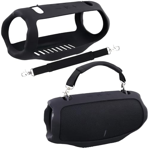 co2CREA Tragetasche Case Silikonhülle kompatibel mit JBL Xtreme 4 Tragbarer Bluetooth Lautsprecher,Tragbare ultraleichte Silikon Schutzhülle mit Lautsprechergriff (Lautsprecher Nicht enthalten) von co2CREA
