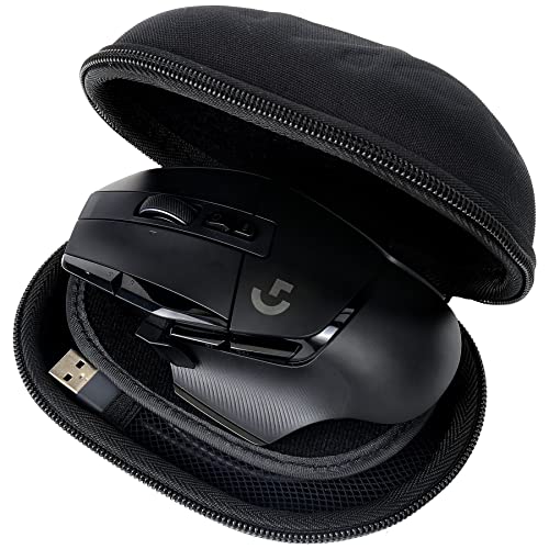 co2CREA case Harte reiseschutzhülle Etui Tasche für Logitech G502 Hero/G G502 X Plus Kabellose/Kabelgebundene Gaming-Maus, Nur Tasche von co2CREA