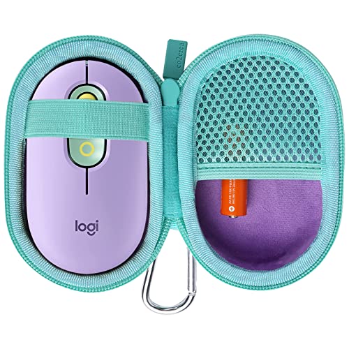 co2CREA case Harte reiseschutzhülle Etui Tasche für Logitech POP Kabellose Maus, Nur Tasche von co2CREA