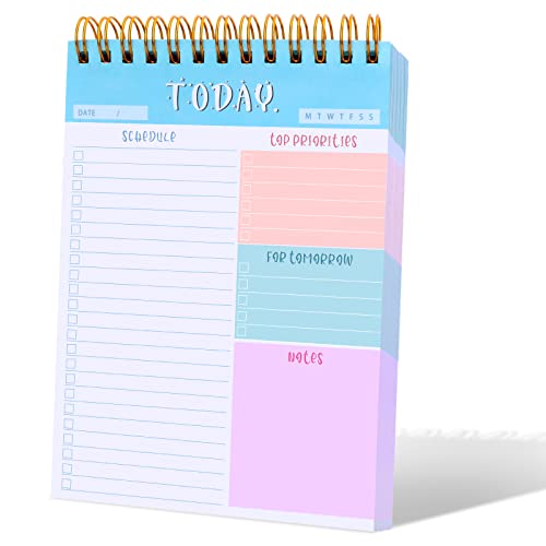 cobee Daily To Do List Notizblöcke, 200 g/m² dick To Do Tagesplaner Notizblock To Do Checkliste Notizbuch Undatierte Aufgaben Checkliste Organizer Klassenzimmer Bürobedarf 50 Blatt von cobee