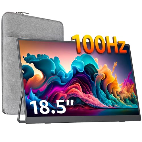 cocopar 18,5 Zoll tragbarer Monitor - 1080P 100Hz 120% sRGB Gaming Monitor USB-C HDMI Großer tragbarer Bildschirm für Laptop MacBook Surface PC Xbox PS4/5 Reisemonitor mit Kickstand VESA-Lautsprecher… cocopar 18,5 Zoll tragbarer Monitor - 1080P 100Hz 120% sRGB Gaming Monitor USB-C HDMI Großer tragbarer Bildschirm für Laptop MacBook Surface PC Xbox PS4/5 Reisemonitor mit Kickstand VESA-Lautsprecher… von cocopar