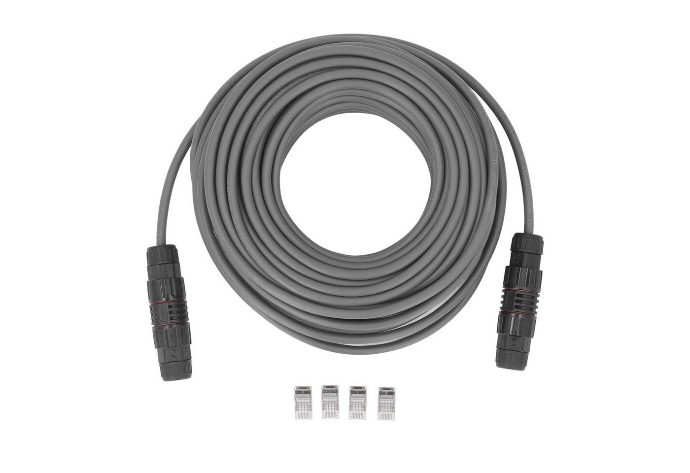 cocosity 23,9 m Kabelverlängerungs-Reparaturset für Starlink Netzkabel, IP68, Verlängerung auf 45,7 m, sauerstofffreies Kupfer-Ersatzkabel cocosity 23,9 m Kabelverlängerungs-Reparaturset für Starlink Netzkabel, IP68, Verlängerung auf 45,7 m, sauerstofffreies Kupfer-Ersatzkabel von cocosity