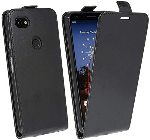 cofi1453® Flip Case kompatibel mit Google Pixel 3A XL Handy Tasche vertikal aufklappbar Schutzhülle Klapp Hülle Schwarz von COFI 1453
