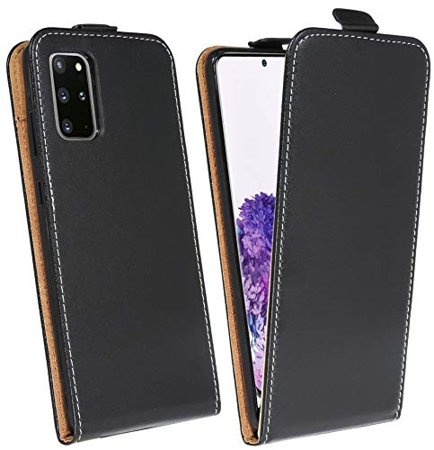 cofi1453® Flip Case kompatibel mit Samsung Galaxy S20+ (G985F) Handy Tasche vertikal aufklappbar Schutzhülle Klapp Hülle Schwarz von cofi1453