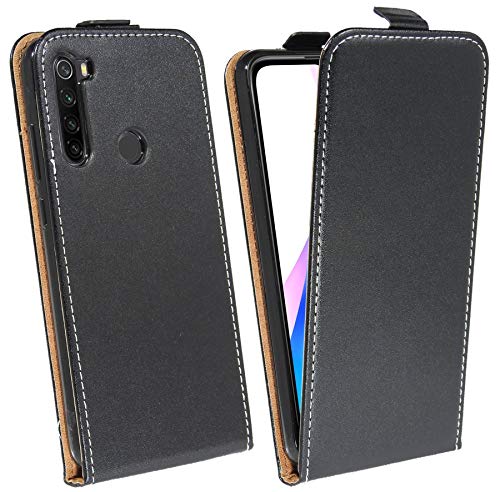 cofi1453® Flip Case kompatibel mit XIAOMI REDMI Note 8T Handy Tasche vertikal aufklappbar Schutzhülle Klapp Hülle Schwarz von cofi1453
