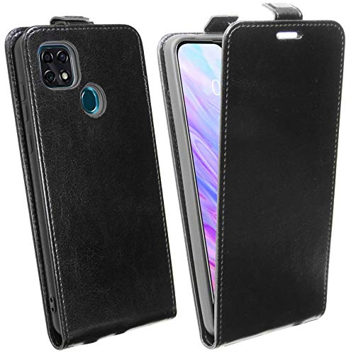 cofi1453® Flip Case kompatibel mit ZTE Blade 10 SMART Handy Tasche vertikal aufklappbar Schutzhülle Klapp Hülle Schwarz von COFI 1453