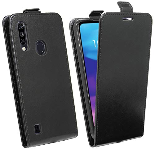 cofi1453® Flip Case kompatibel mit ZTE Blade A7 2020 Handy Tasche vertikal aufklappbar Schutzhülle Klapp Hülle Schwarz von cofi1453