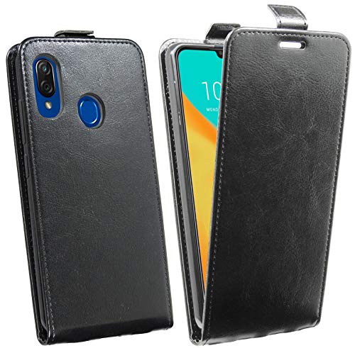 cofi1453® Flip Case kompatibel mit ZTE Blade V10 VITA Handy Tasche vertikal aufklappbar Schutzhülle Klapp Hülle Schwarz von COFI 1453
