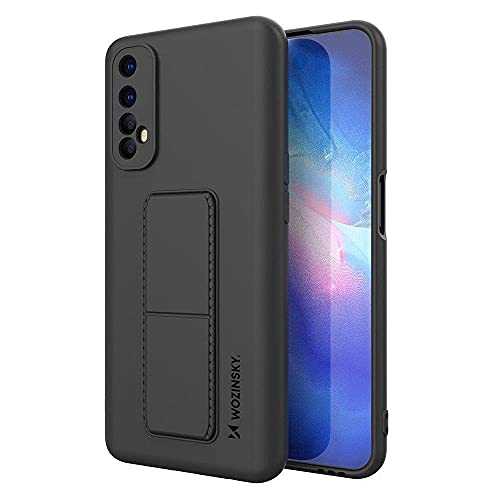 cofi1453® Kickstand Hülle Bumper aufstellbar kompatibel mit iPhone 11 Pro Silikon Hard Case Schale Zubehör Tasche Schutz mit integriertem Magneten Schwarz von COFI 1453