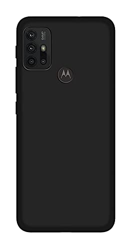cofi1453® Silikon Hülle Basic kompatibel mit Motorola Moto G30 Case TPU Soft Handy Cover Schutz Schwarz von cofi1453