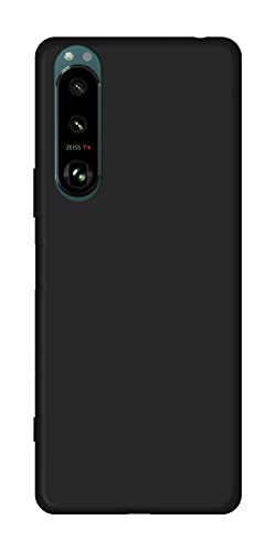 cofi1453® Silikon Hülle Bumper kompatibel mit Sony Xperia 5 LLL Case TPU Soft Handyhülle Cover Schutzhülle Schwarz von cofi1453