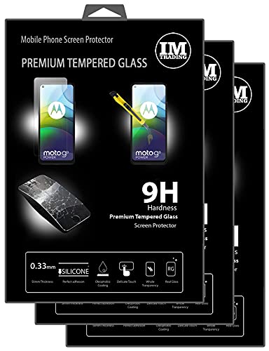 cofi1453 3X Schutz Glas 9H Tempered Glass Display Schutz Folie Display Glas Screen Protector kompatibel mit Motorola Moto G9 Power von cofi1453