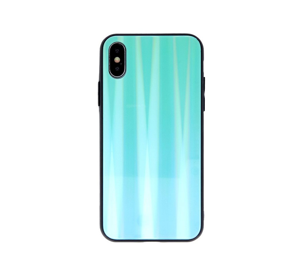 cofi1453 Bumper cofi1453® Aurora Glas Etui Silikon Hülle kompatibel mit Samsung Galaxy A71 (A715F) Hart Case TPU Handy Cover Schutz von cofi1453