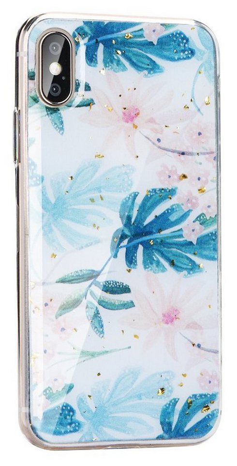 cofi1453 Bumper cofi1453® Hülle Schale Marble Case Cover Stein Marmor Design Glitzer Muster Handyhülle Handyschale Fashion Schutz für Xiaomi Redmi Note 8 von cofi1453