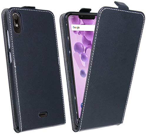 cofi1453 Flip Case kompatibel mit WIKO VIEW 2 GO Handy Tasche vertikal aufklappbar Schutzhülle Klapp Hülle Schwarz cofi1453 Flip Case kompatibel mit WIKO VIEW 2 GO Handy Tasche vertikal aufklappbar Schutzhülle Klapp Hülle Schwarz von COFI 1453
