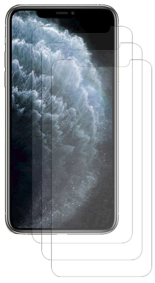 cofi1453 Handyhülle 3x Matt Schutzfolie für Apple iPhone 11 Pro, Displayschutzfolie Displayfolie von cofi1453