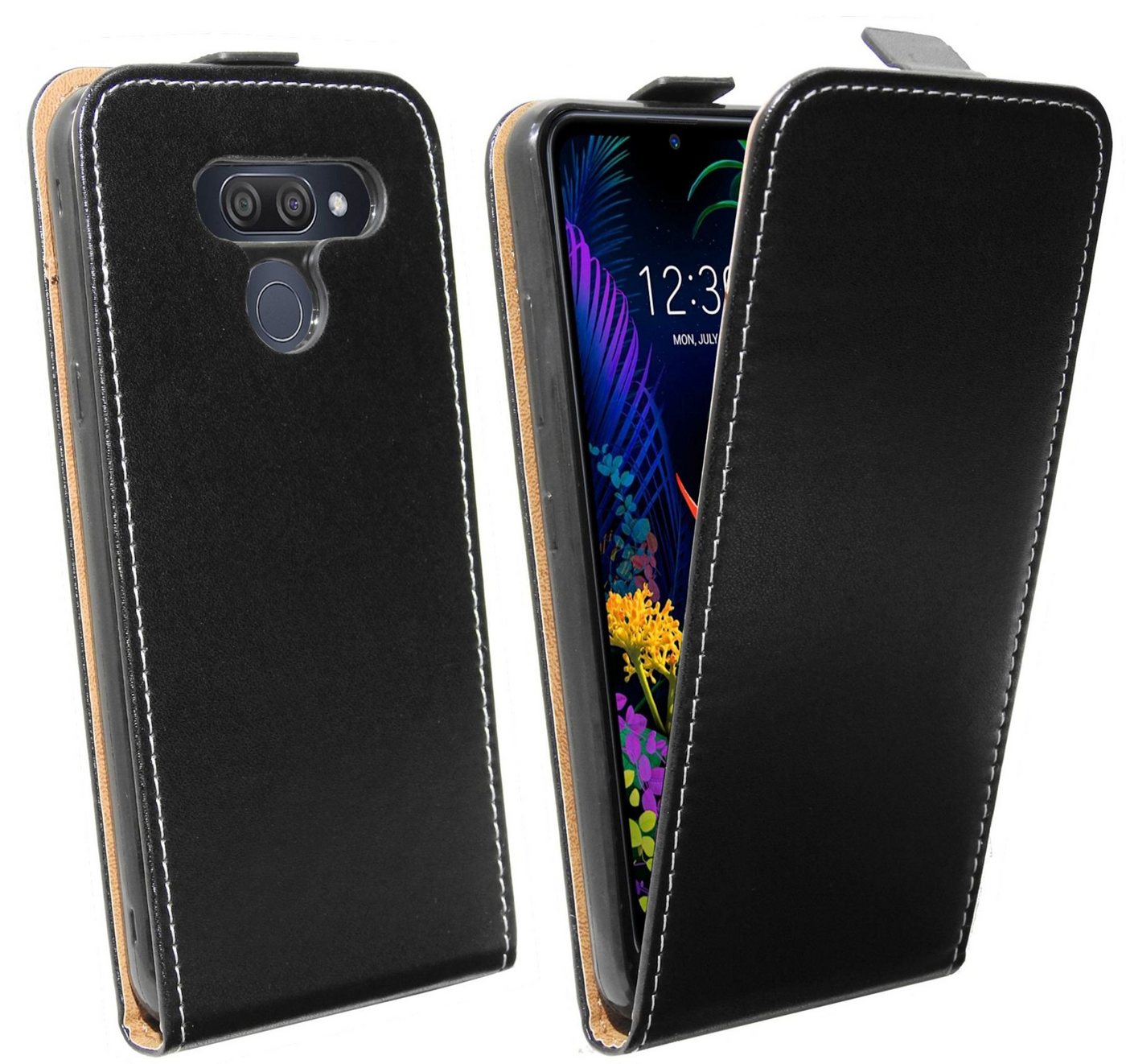 cofi1453 Handyhülle Flip Case für LG K50, Schutzhülle Handy Flip Cover Klapptasche Schwarz cofi1453 Handyhülle Flip Case für LG K50, Schutzhülle Handy Flip Cover Klapptasche Schwarz von cofi1453