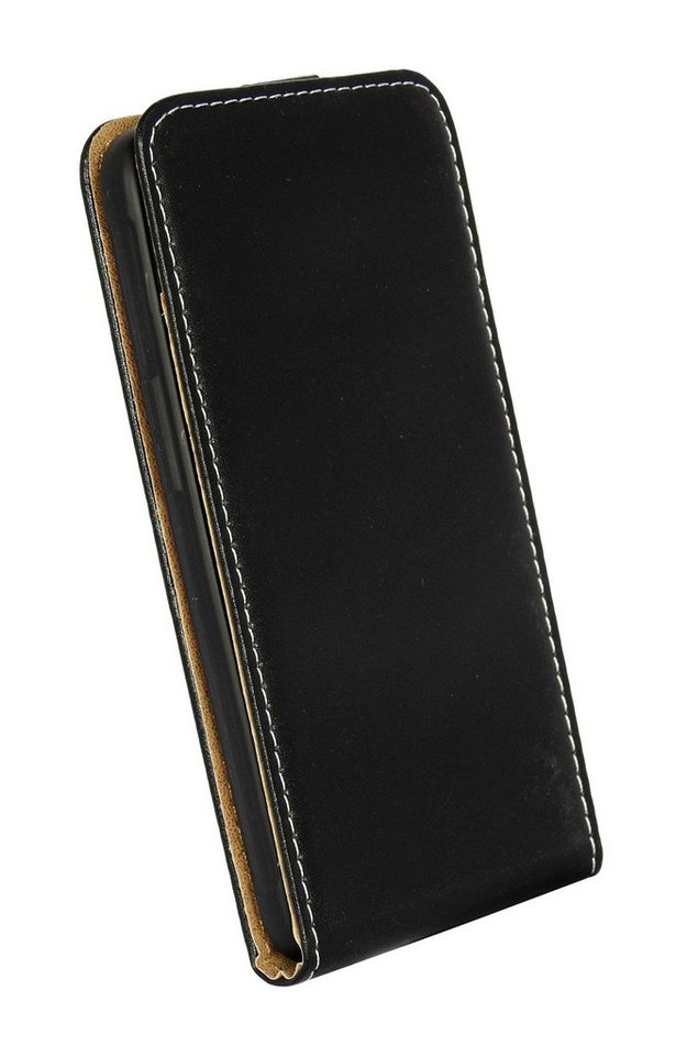 cofi1453 Handyhülle Handytasche SAMSUNG GALAXY XCOVER 5 EE schwarz, Schutzhülle Handy Flip Cover Klapptasche Schwarz von cofi1453