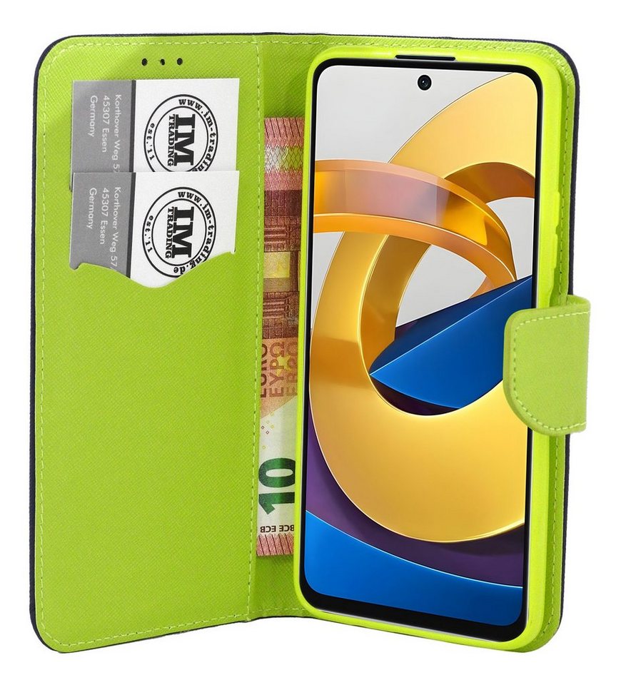 cofi1453 Handyhülle Hülle "Fancy" für XIAOMI POCO M4 PRO 5G Blau-Grün 6,6 Zoll, Kunstleder Schutzhülle Handy Wallet Case Cover mit Kartenfächern, Stan cofi1453 Handyhülle Hülle "Fancy" für XIAOMI POCO M4 PRO 5G Blau-Grün 6,6 Zoll, Kunstleder Schutzhülle Handy Wallet Case Cover mit Kartenfächern, Stan von cofi1453