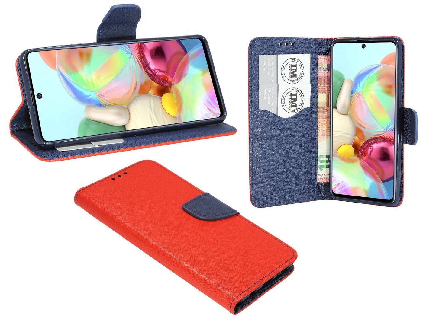 cofi1453 Handyhülle Hülle Tasche für Samsung Galaxy A71, Kunstleder Schutzhülle Handy Wallet Case Cover mit Kartenfächern, Stan cofi1453 Handyhülle Hülle Tasche für Samsung Galaxy A71, Kunstleder Schutzhülle Handy Wallet Case Cover mit Kartenfächern, Stan von cofi1453