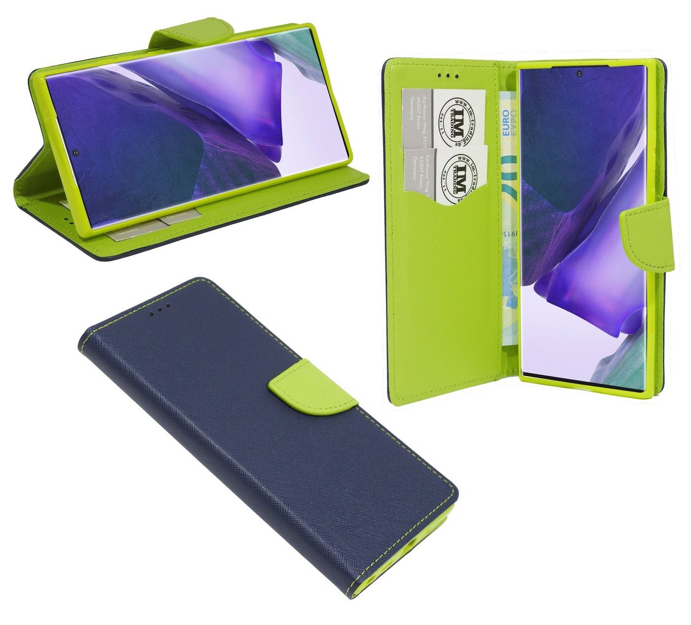 cofi1453 Handyhülle Hülle Tasche für Samsung Galaxy Note 20 Ultra, Kunstleder Schutzhülle Handy Wallet Case Cover mit Kartenfächern, Stan cofi1453 Handyhülle Hülle Tasche für Samsung Galaxy Note 20 Ultra, Kunstleder Schutzhülle Handy Wallet Case Cover mit Kartenfächern, Stan von cofi1453