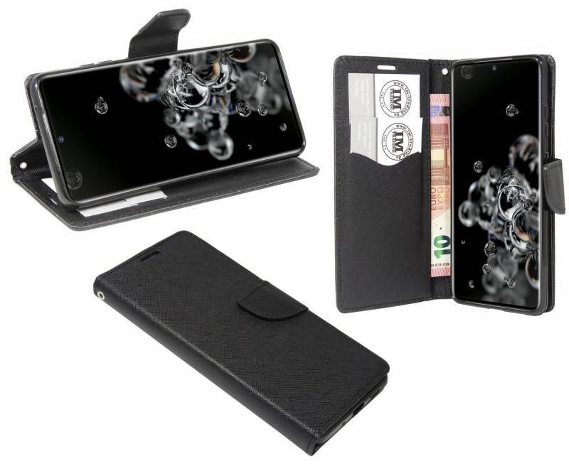 cofi1453 Handyhülle Hülle Tasche für Samsung Galaxy S20 Ultra, Kunstleder Schutzhülle Handy Wallet Case Cover mit Kartenfächern, Stan von cofi1453