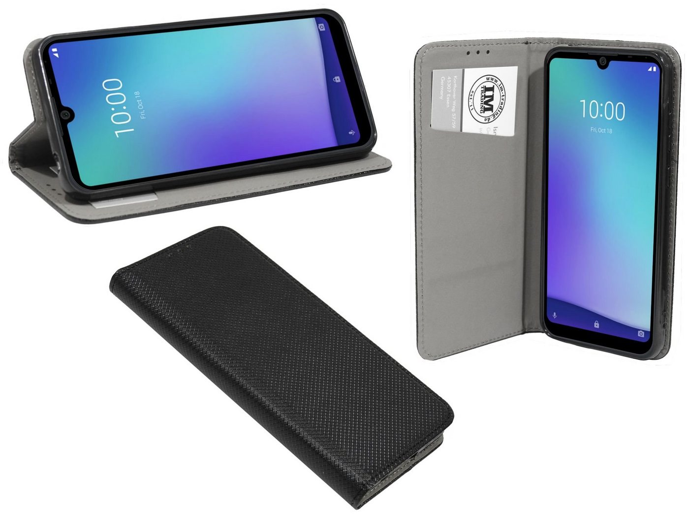 cofi1453 Handyhülle Hülle Tasche für ZTE Blade A5 2020, Kunstleder Schutzhülle Handy Wallet Case Cover mit Kartenfächern, Stan cofi1453 Handyhülle Hülle Tasche für ZTE Blade A5 2020, Kunstleder Schutzhülle Handy Wallet Case Cover mit Kartenfächern, Stan von cofi1453