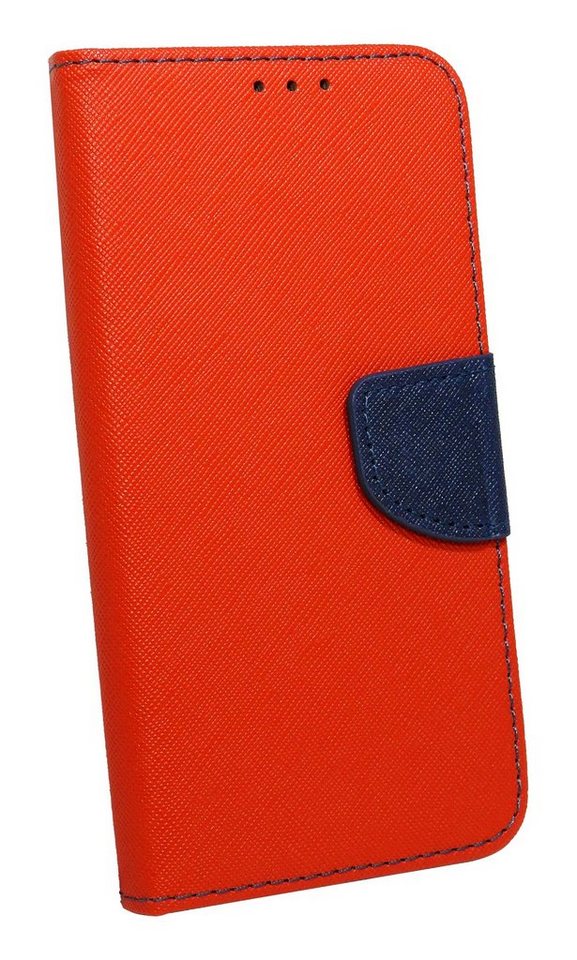 cofi1453 Handyhülle Hülle für SAMSUNG GALAXY S22 (S901B) Rot-Blau 6,1 Zoll, Kunstleder Schutzhülle Handy Wallet Case Cover mit Kartenfächern, Stan von cofi1453