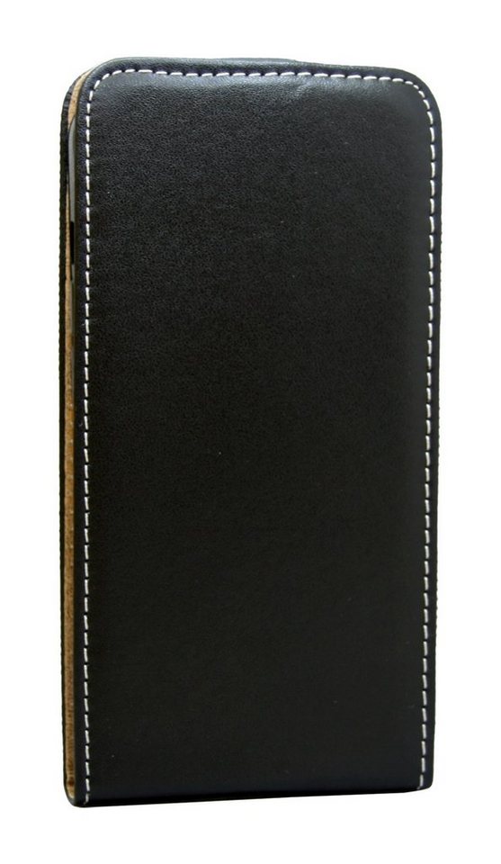 cofi1453 Handyhülle cofi1453® Flip Case iPhone 13 Schwarz, Schutzhülle Handy Flip Cover Klapptasche von cofi1453