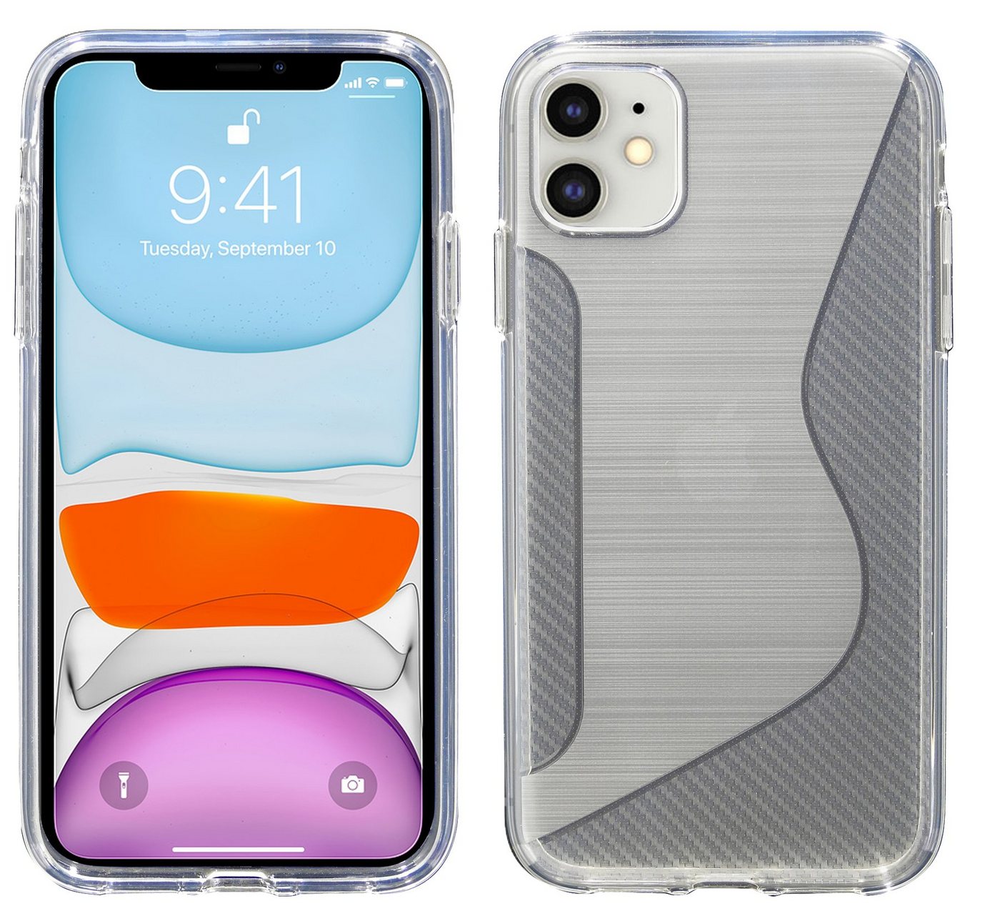 cofi1453 Handyhülle iPhone 11 // S-Line TPU SchutzHülle Silikon Hülle Silikonschale Case Cover Zubehör Bumper, Case Cover Schutzhülle Bumper cofi1453 Handyhülle iPhone 11 // S-Line TPU SchutzHülle Silikon Hülle Silikonschale Case Cover Zubehör Bumper, Case Cover Schutzhülle Bumper von cofi1453