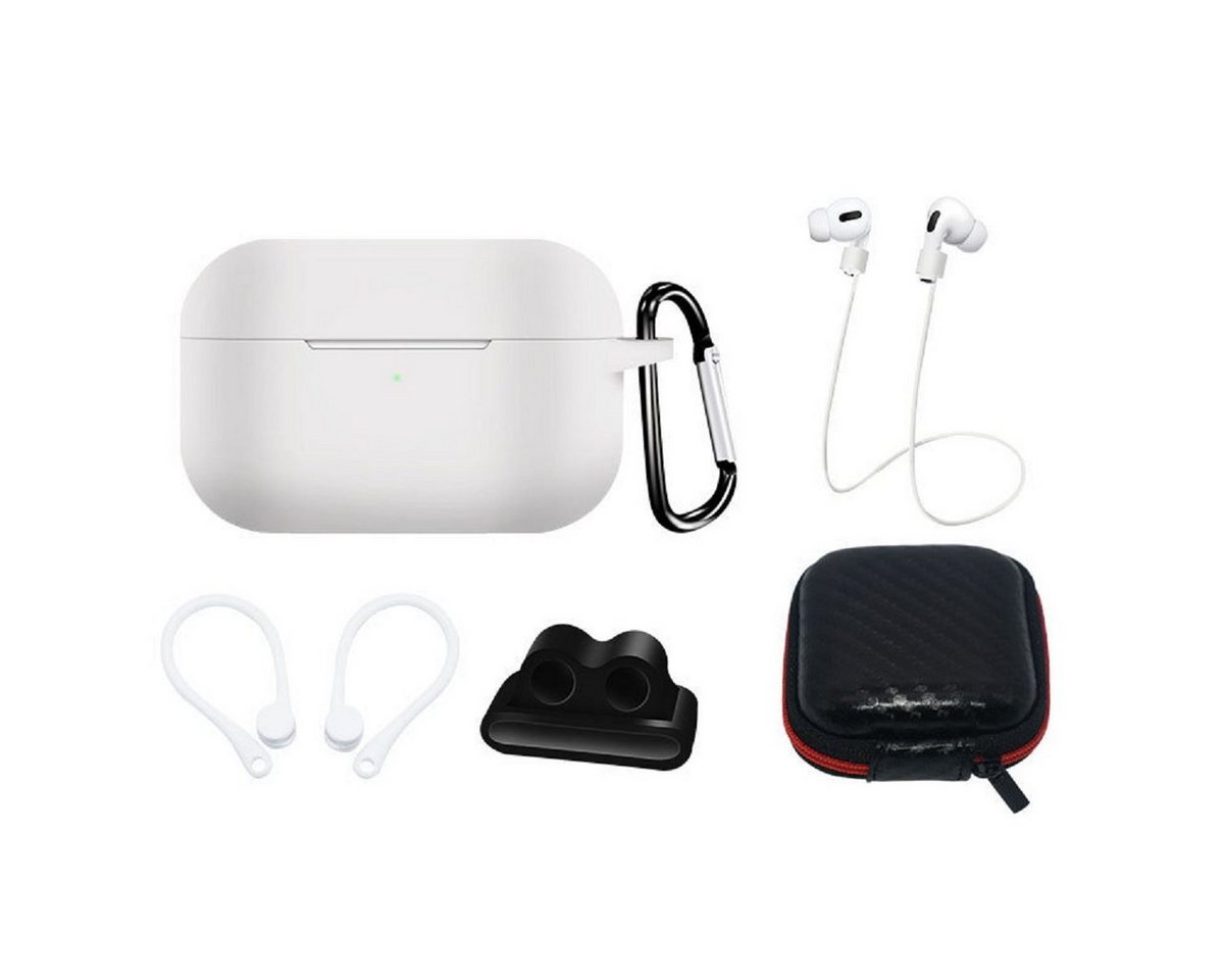 cofi1453 Kopfhörer-Schutzhülle Silikonhüllen-Set für AirPods Pro 2 / AirPods Pro 1 + Hülle cofi1453 Kopfhörer-Schutzhülle Silikonhüllen-Set für AirPods Pro 2 / AirPods Pro 1 + Hülle von cofi1453