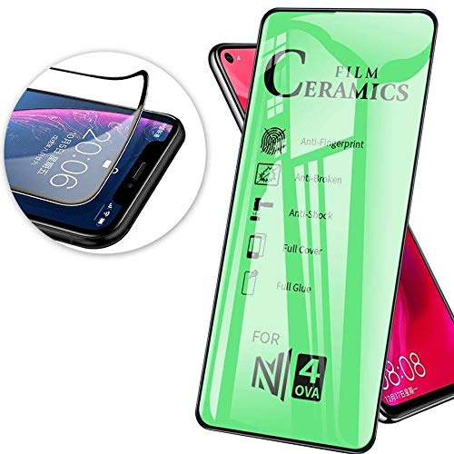 cofi1453 Schutzglas 9D Full Covered Keramik kompatibel mit Samsung Galaxy M21 (M215F) Premium Tempered Glas Displayglas Schutz Folie Schutzfolie Anti-Finger von cofi1453