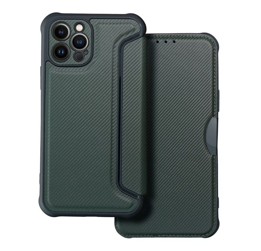 cofi1453 Smartphone-Hülle Handy Tasche Razor" Buchtasche Hülle Magnet Carbon-Cover" von cofi1453