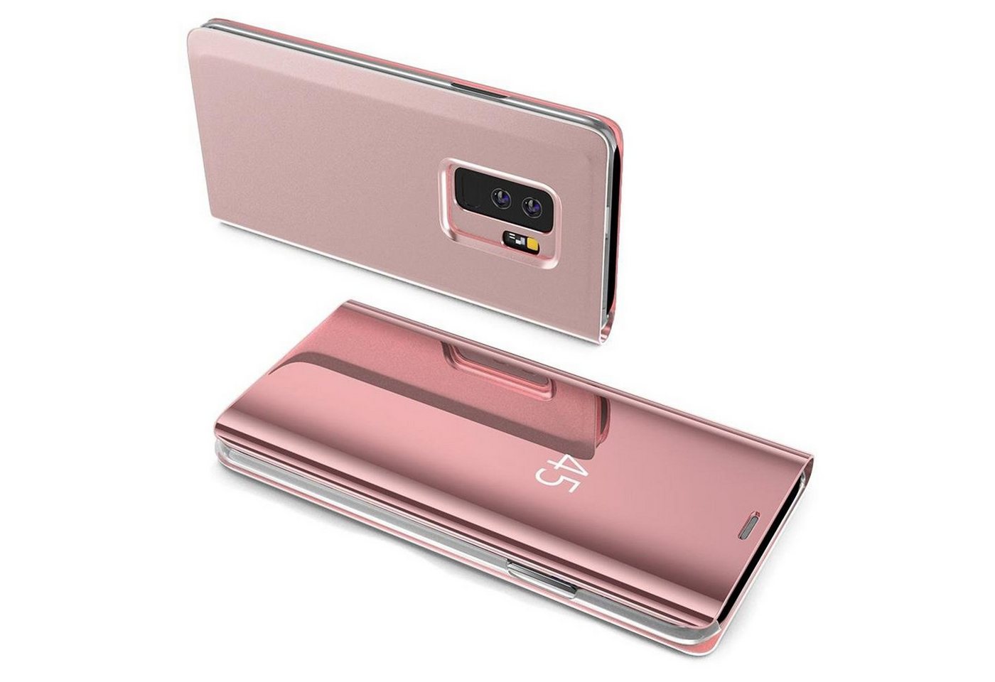 cofi1453 Smartphone-Hülle Spiegel Mirror Smart Cover Schale Schutzhülle Tasche Case Schutz von cofi1453