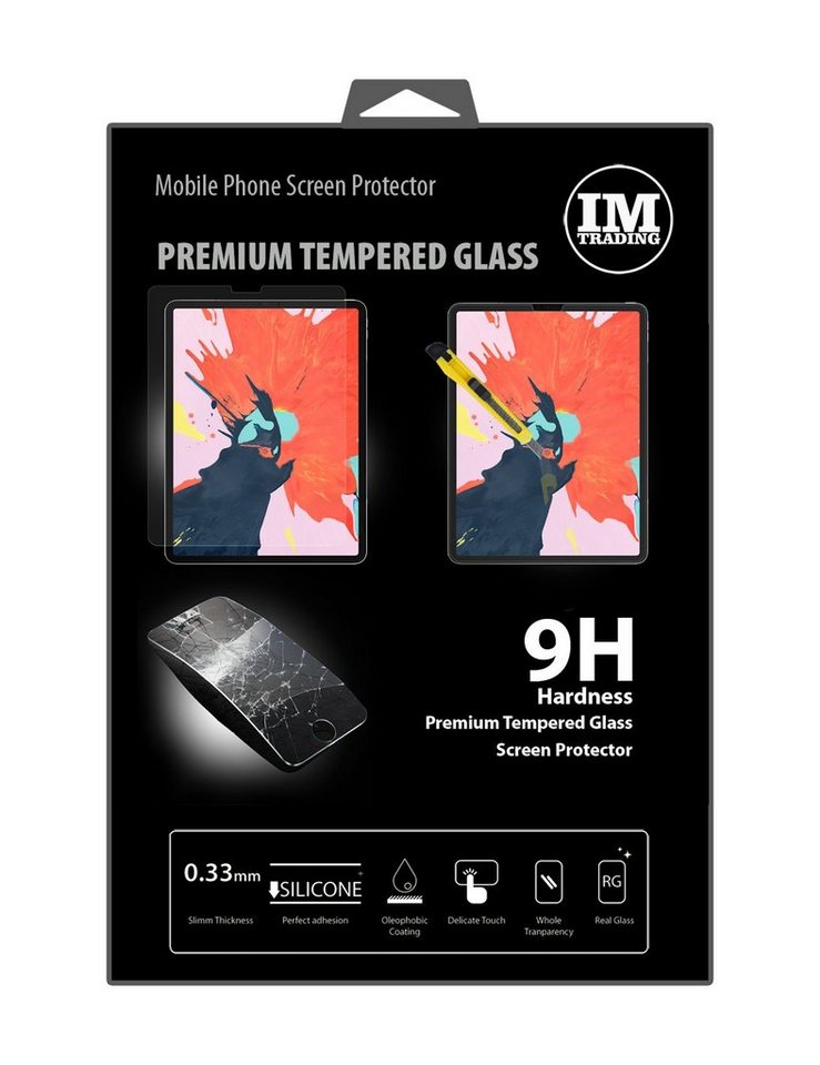 cofi1453 Tablet-Hülle Schutzglas 9H iPad Pro 2021 (12,9 Zoll), Displayschutz Panzerglasfolie von cofi1453