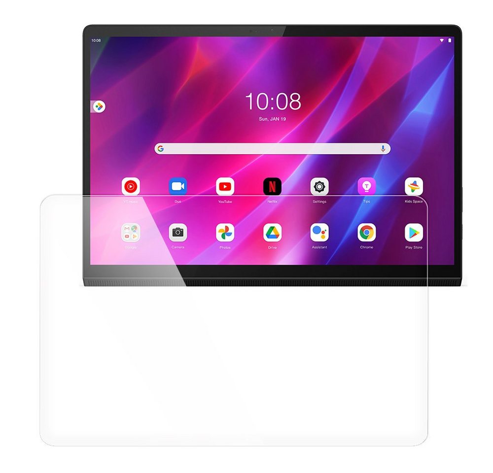 cofi1453 Tablet-Hülle Schutzglas 9H kompatibel mit Lenovo Yoga Tab 13 13 Zoll, Displayschutz Panzerglasfolie von cofi1453