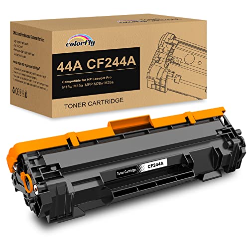 44A CF244A Toner Schwarz Kompatibel für HP 44A CF244A für HP Laserjet Pro M15w Toner für HP MFP M28w Toner HP MFP M28a M15a von colorfly