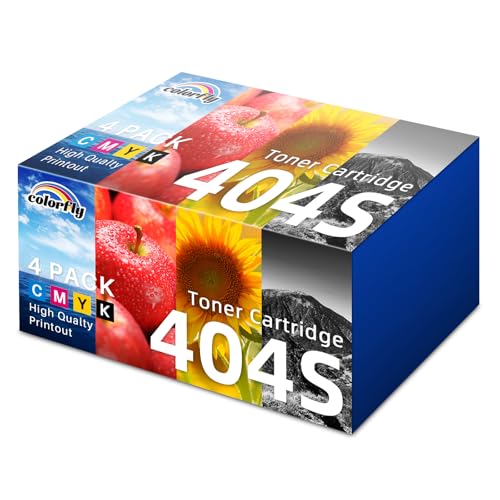 CLT-P404C 404S Toner Kompatibel für Samsung CLT-404S für Xpress SL C480W C480FW C48x C480 C480FN C430W C430 C43X CLT-K404S CLT-C404S CLT-Y404S CLT-M404S (Schwarz Cyan Gelb Magenta, 4er-Pack) von colorfly