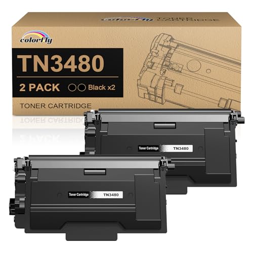 TN3480 TN3430 Toner Kompatible für Brother TN-3430 TN-3480 für HL-L5100DN MFC-L5750DW MFC-L5700DW DCP-L5500DN HL-L5200DW HL-L6400DW MFC L5750DW HL L5100DN HL-L5000D(2 Schwarz) von colorfly