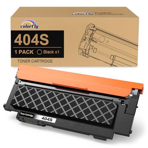 colorfly CLT-P404C CLT-404S CLT-K404S Toner Schwarz Kompatibel für Samsung 404S CLT-K404S Toner für C480W C480FW C430W C480 C430 C48X C43X CLT-404S K404S Series (1x Schwarz) von colorfly