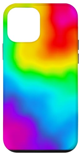colorful iPhone 12 mini Hülle, Regenbogen, Bunt, Polycarbonat & TPU, Schutz vor Stürzen, Einfache Installation von colorful