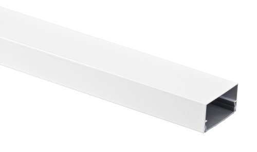 Alu Kabelkanal eckig weiß 115x3,7 cm für TV HiFi Computer Lampen Aluminium Abdeckung LED, Plasma oder LCD Fernseher Alu Kabelkanal eckig weiß 115x3,7 cm für TV HiFi Computer Lampen Aluminium Abdeckung LED, Plasma oder LCD Fernseher von colourliving