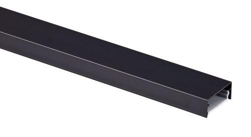 Alu Kabelkanal schwarz eckig 115x5 cm für TV HiFi Computer Lampen Aluminium Abdeckung LED, Plasma oder LCD Fernseher Alu Kabelkanal schwarz eckig 115x5 cm für TV HiFi Computer Lampen Aluminium Abdeckung LED, Plasma oder LCD Fernseher von colourliving