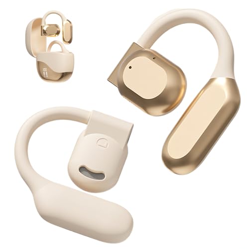AI Translating Ear Buds, 2025 Upgraded Kabellose Übersetzungs-Kopfhörer, 5.3 Bluetooth-Ohrhörer 144 Sprachen Übersetzungsgerät Zwei-Wege-Übersetzer-Kopfhörer Language Translator (Beige) von comepew