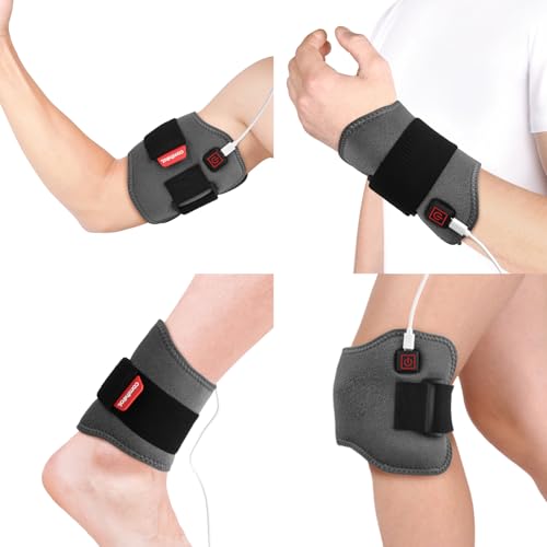 comfheat Flexible Heizkissen Wrap für Arm Bizeps Schmerzlinderung, Wrap Around Heizkissen für Handgelenk Knöchel Schmerzen, Knie, mehrere Bereiche des Körpers, USB Poewred, 3 Wärmeeinstellungen comfheat Flexible Heizkissen Wrap für Arm Bizeps Schmerzlinderung, Wrap Around Heizkissen für Handgelenk Knöchel Schmerzen, Knie, mehrere Bereiche des Körpers, USB Poewred, 3 Wärmeeinstellungen von comfheat