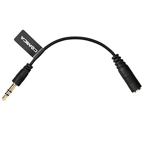 COMICA CVM-CPX TRS (männlich) zu TRRS (weiblich) 3,5 mm Audio Kabel Konverter Mikrofon Kabel Adapter für Canon Sony Nikon Kamera Camcorder TRRS-TRS Adapter von comica